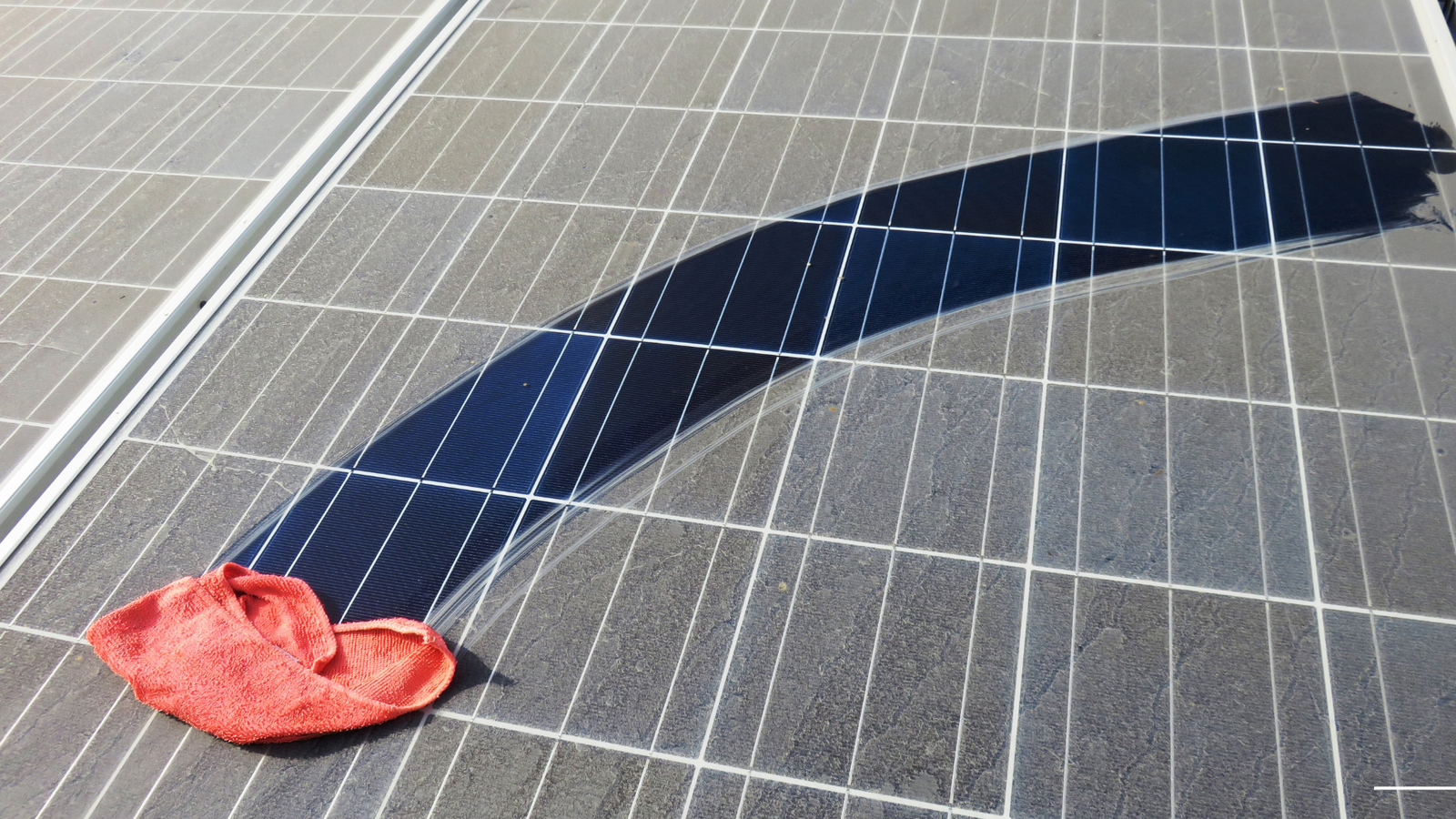 dirty solar panels